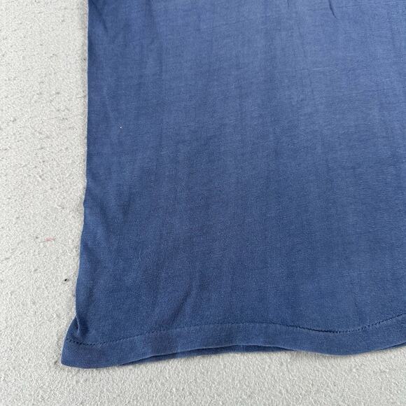 Vtg 60s Champion Shirt Men’s Small Blue Kalamazoo College Short Sleeve - Picture 15 of 16